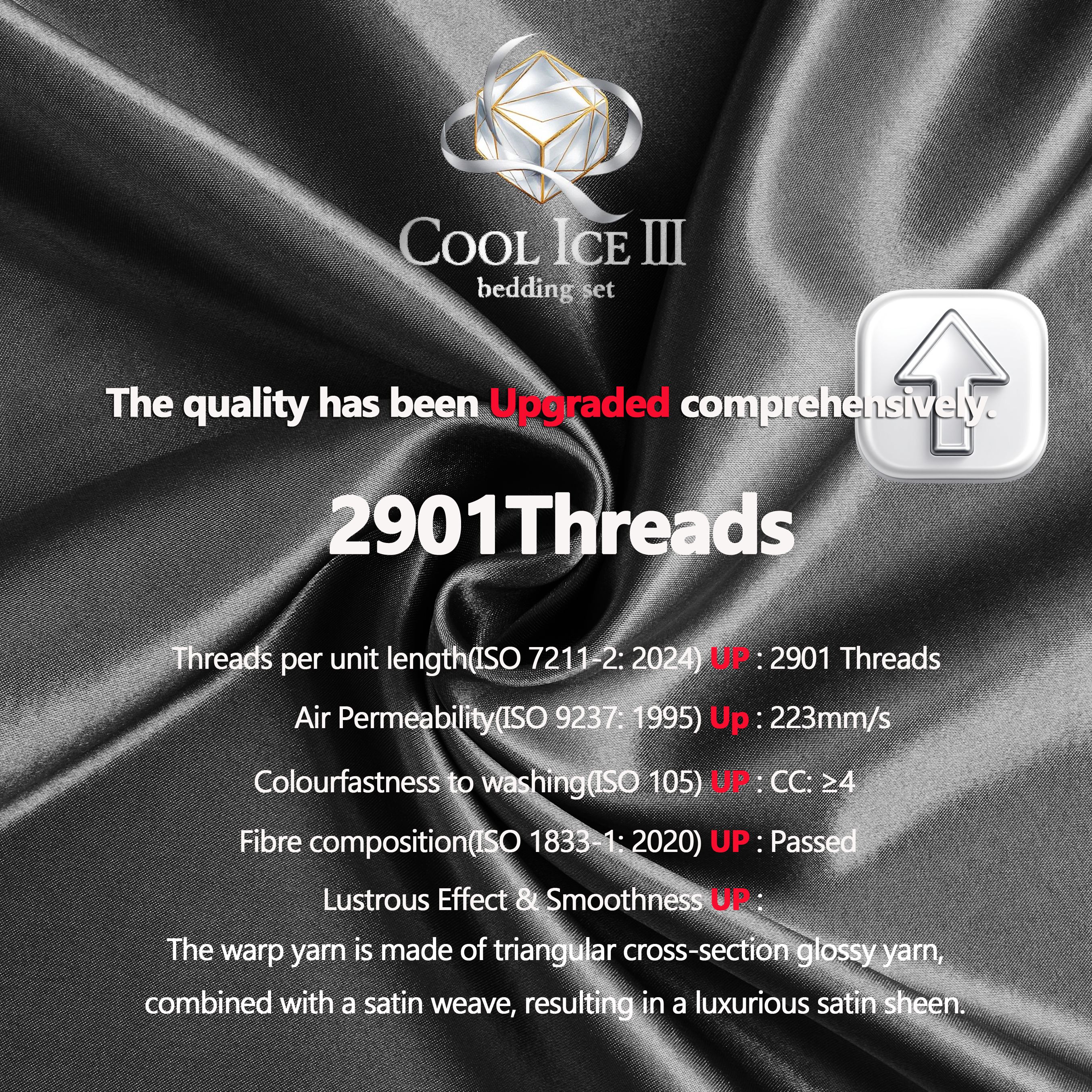 Black Smith -Earl Grey-2901 Threads Cool Ice III Pillow Case(2pcs)