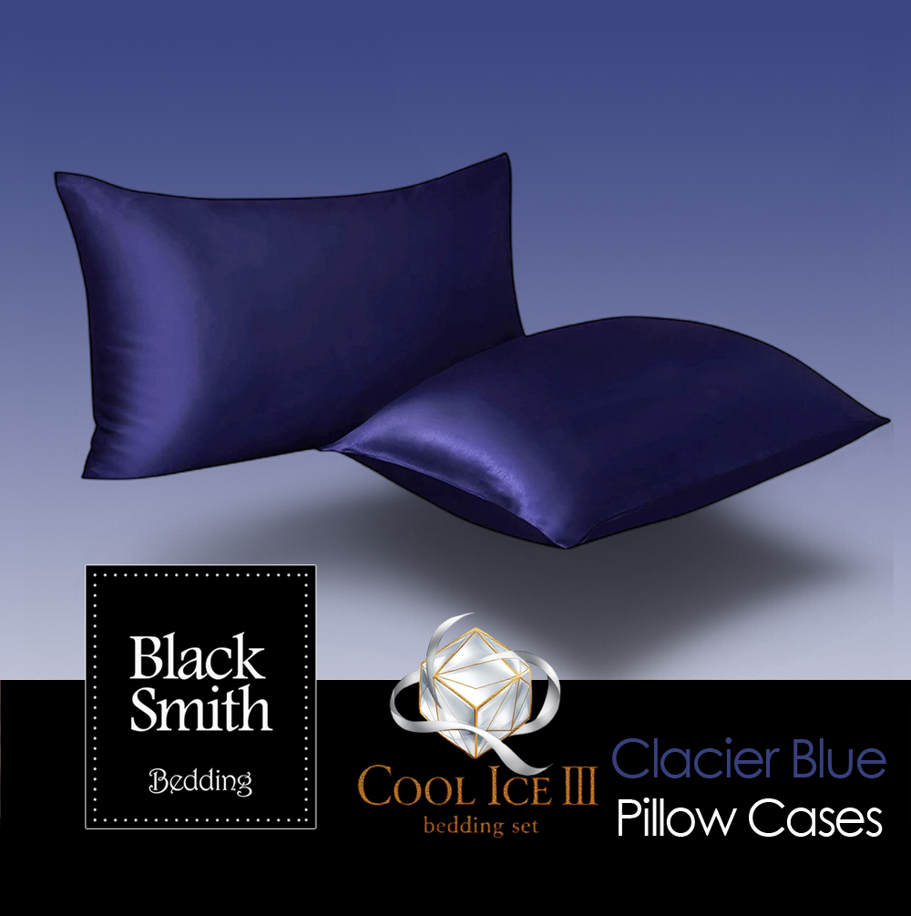 Black Smith -Clacier Blue-2901 Threads Cool Ice III Pillow Case(2pcs)
