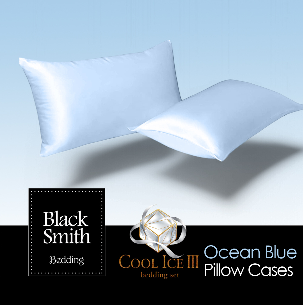 Black Smith -Ocean Blue-2901 Threads Cool Ice III Pillow Case(2pcs)