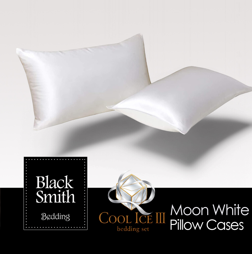 Black Smith -Moon White-2901 Threads Cool Ice III Pillow Case(2pcs)