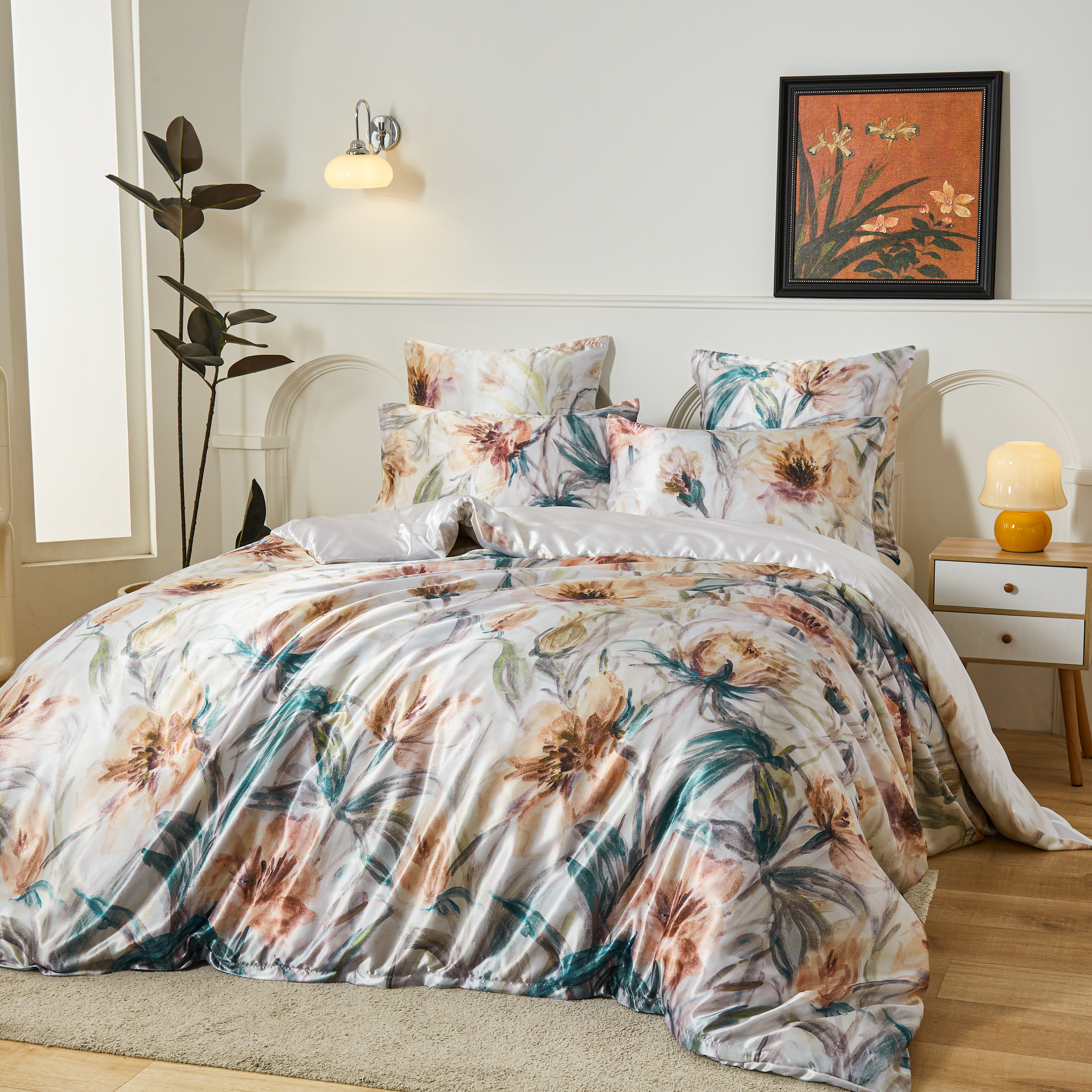 Black Smith 2901 Threads Cool Ice III Blossom Love Series Bedding Set_Artistry