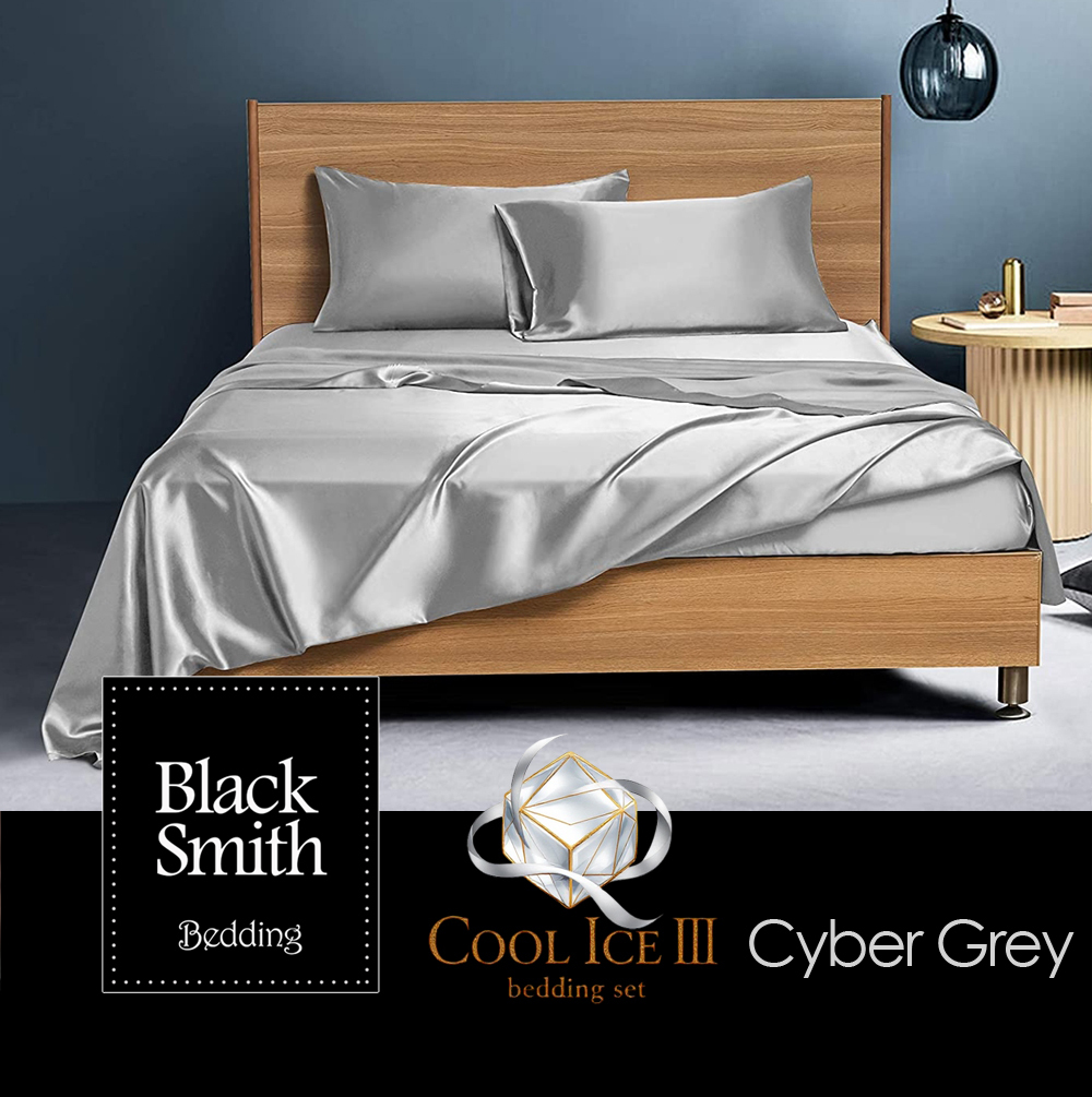 Black Smith 2901 Threads Cool Ice III Series Bedding Set_Cyber Grey
