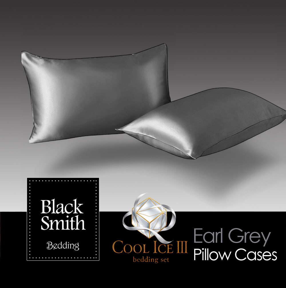 Black Smith -Earl Grey-2901 Threads Cool Ice III Pillow Case(2pcs)