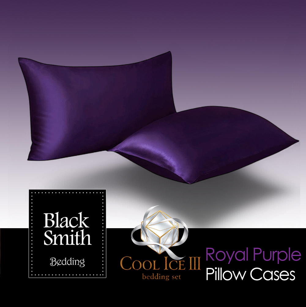 Black Smith -Royal Purple-2901 Threads Cool Ice III Pillow Case(2pcs)
