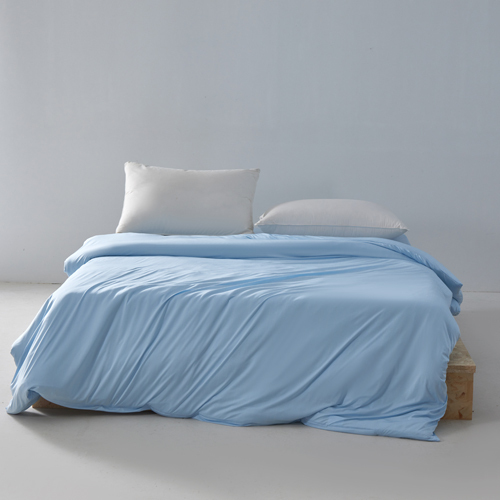Black Smith Smart Forzen Antimicrobial Quilt Cover_ColdBlue