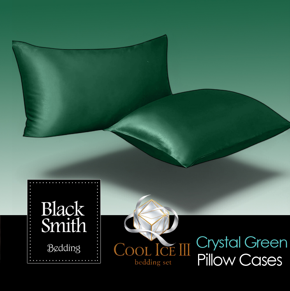 Black Smith -Cystal Green-2901 Threads Cool Ice III Pillow Case(2pcs)