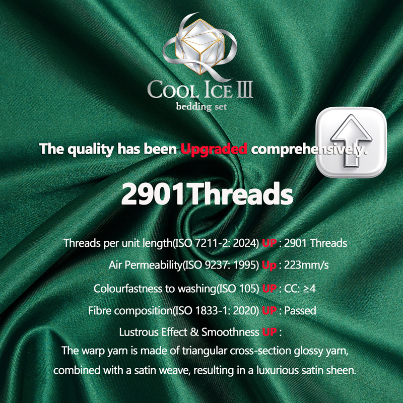 Black Smith -Cystal Green-2901 Threads Cool Ice III Pillow Case(2pcs)
